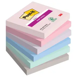 006 Super sticky memoblaadjes Collectie Soulful - 76 x 76 mm - 90 blaadjes - POST-IT 