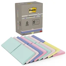 016 Gerecycleerde memoblaadjes Collectie Natuur, 76 x 127 mm 