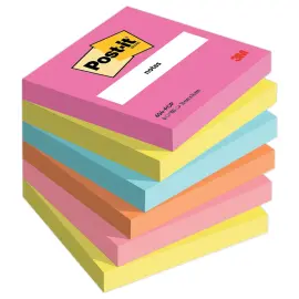 006 Blokken herpositioneerbare memoblaadjes Collectie Poptimistic - 76 x 76 mm - 3M POST-IT 