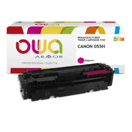 Toner eq. CANON 055H / T09M - Hoge capaciteit - Magenta - OWA 
