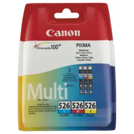 3  Verpakking cartridges CANON CLI-526 3 kleuren 
