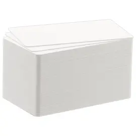 100  Plastic kaarten blanco 0,50 mm voor DURACARD ID 300 printer. 