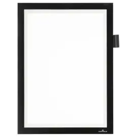 Zwarte A4 magnetische lijst DURAFRAME NOTE 