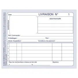 Carnet "Leveringen" - A6 - 50 dupli 