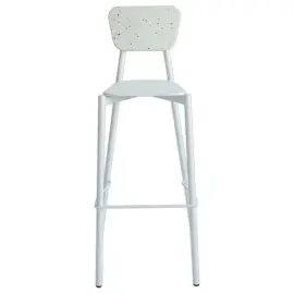 Hoge tabouret MAHAUT decor FLOREAL gemonteerd 