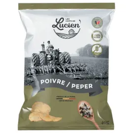 20  DE LUCIEN PEPPER CHIPS 40gr 