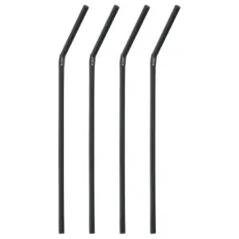 100  ZWARTE KARTONEN RIESTERS VAN 22 CM 