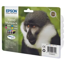 4  CARTOUCHE EPSON T0895 SINGE N.C.J.M MULTIPACK 