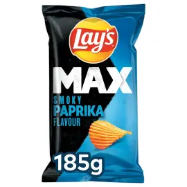Verpakking CHIPS LAYS MAX SMOKY PAPRIKA 185gr 