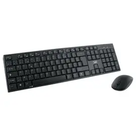 Draadloze toetsenbord + muis set Classy zwart 