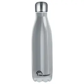 Isothermische roestvrijstalen fles 50 cl, kleur grijs 