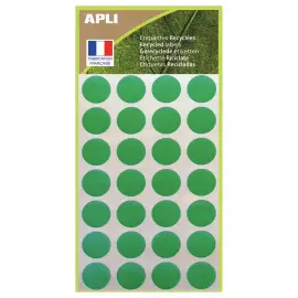 168 ronde signaalpastilles, &Oslash; 15 mm, groen, 100% gerecycled 