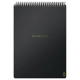 Met het internet verbonden en oneindig herbruikbare notitieblok Rocketbook Flip Letter- A5 - Zwart - 32 pagina's - ROCKETBOOK 