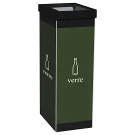 Vuilnisbak voor selectief sorteren - Glas - PAPERFLOW 