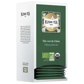 Kusmi Tea Bio Chinese groene thee - doos 25 zakjes 