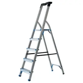 Vouwladder met 5 treden in aluminium PAVO 