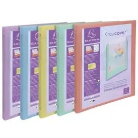Personaliseerbare Kreacover ringmappen - Rug 2 cm - Verschillende kleuren - EXACOMPTA 