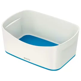 Opbergbak mybox klein wit/blauw 