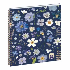 Agenda weekplanner Exacompta Chemin des Marettes - 18,5 x 22,5 cm - Blauw 