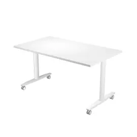 kantelbare tafel op wielen 120x80x74,1 cm wit/wit 