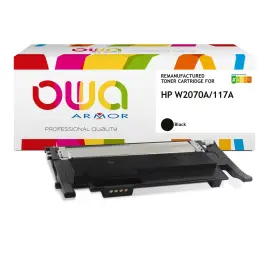 Toner eq. HP W2070A - Maxi capaciteit - Zwart - OWA 
