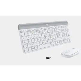 Draadloze toetsenbord- en muisset MK470 Logitech wit 