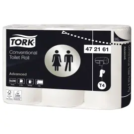 6  rollen zacht standaard toiletpapier TORK 2 lagen 