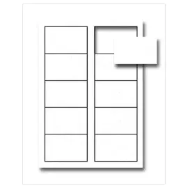120  MicroLine visitekaartjes wit 85 x 54 mm 