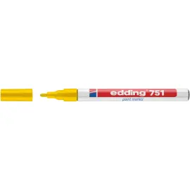 Verfmarker EDDING 751 - Fijne punt - geel 