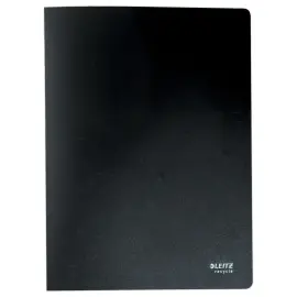 Documentbeschermer recycled PP - 40 hoezen - zwart 
