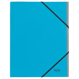 Leitz 6-tasten ordner met elastieken - 100% gerecycled - Blauw 