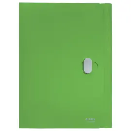 Map LEITZ 3 flappen - gerecycleerd PP - groen 