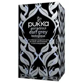 20  Pukka gorgeous Earl Grey biologische zwarte theezakjes 