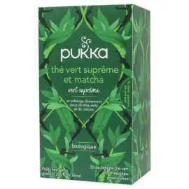 20  Pukka matcha supreme groene thee zakjes 