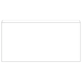 500  witte enveloppen 114x229 80gr zelfklevend Fiducial 