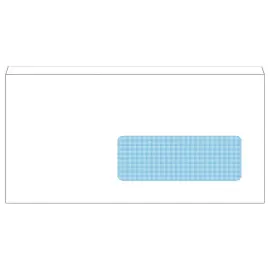 500  witte siliconen enveloppen 114x229 80g met venster 40x110 Fiducial 