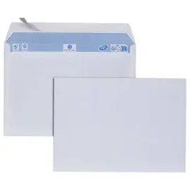 500  witte enveloppen 162x229 80g siliconen 