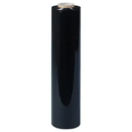 6  handmatige rekfolie rollen 17&micro; - 450mm x 270m zwart 