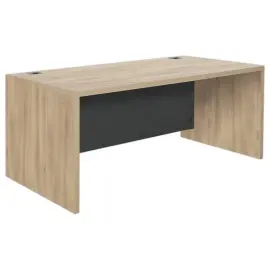 Bureau BARI 180 cm eiken van het bos gemonteerd 