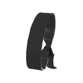 100  zwarte stoffen armbanden 