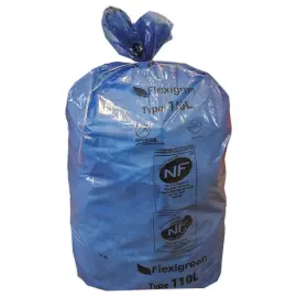 25  Blauwe vuilniszakken 110 L 