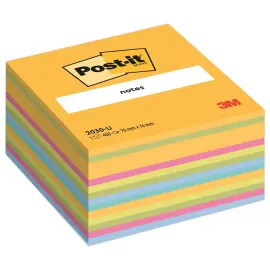 POST-IT&reg; Kubusblok memoblaadjes Light Energie 76x76mm - 450 blaadjes 