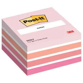 POST-IT&reg; Kubusblok memoblaadjes Light Plaisir 76x76mm - 450 blaadjes 