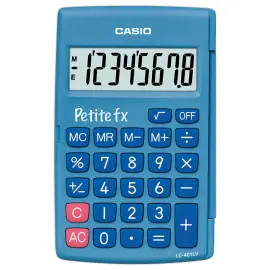 Casio kleine FX blauwe rekenmachine 