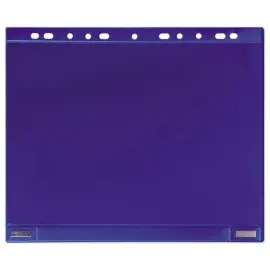 5 blauwe magnetische geperforeerde tussenbladen 