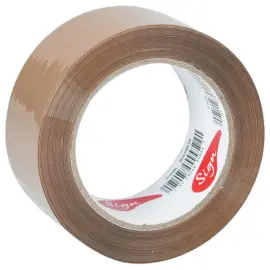 6  Rollen polypropyleen verpakkingsplakband havana -100 m x 48 mm 50 &micro; 