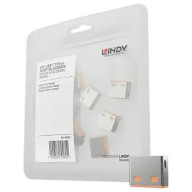 USB Type A-poortblokkeringen zonder sleutel - Oranje - LINDY 
