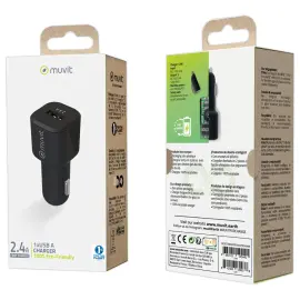 Autolader 1 USB 2.4A 12W 