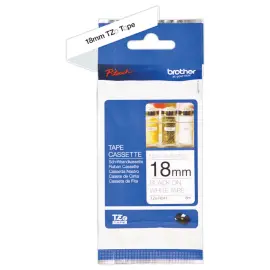 Brother tape TZe-N241 cassette 18 mm Zwart / wit 