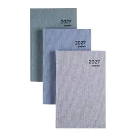 Dagagenda Brepols Ecoday - 1d/pagina - 13,3x20,8 cm - blauw 